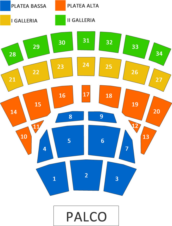 Palco Teatro degli Arcimboldi Lunedì 17 ottobre 2022
